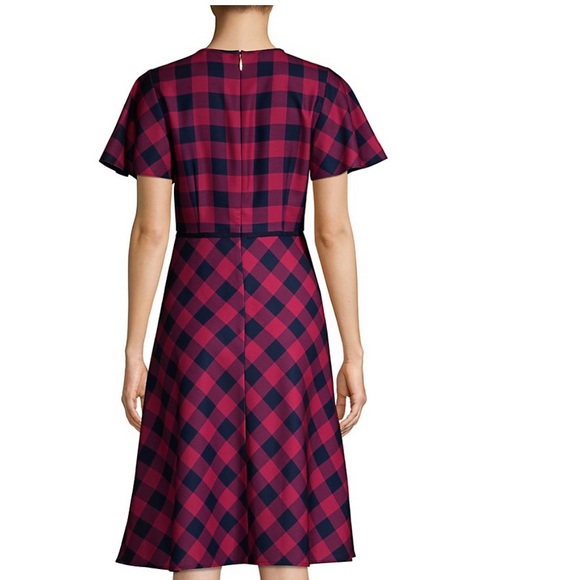 NWT • Draper James Buffalo Check Flutter Sleeve - Picture 4 of 6